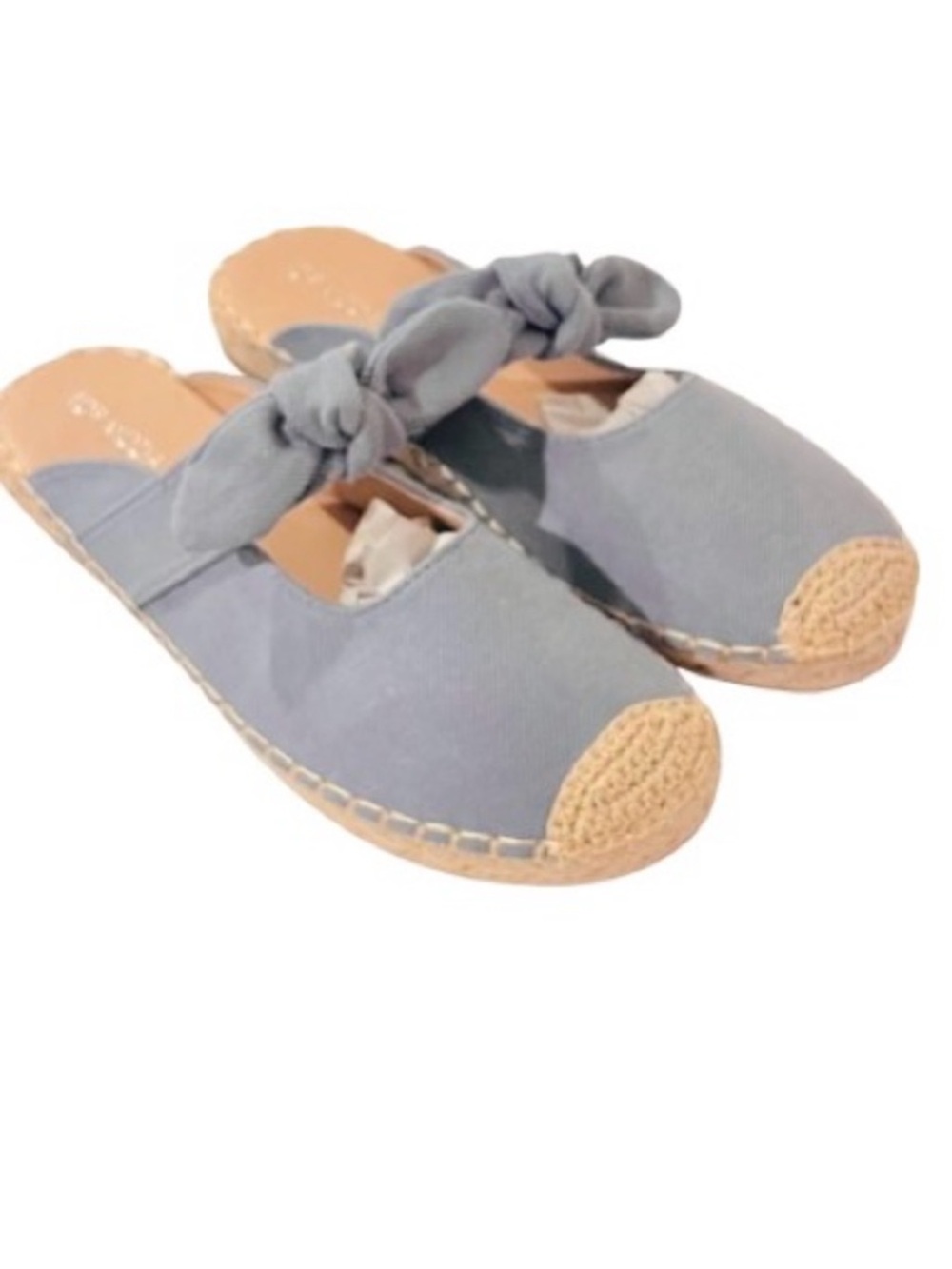 🆕- Top Moda Blue/Denim Espadrille Mules - Size 8